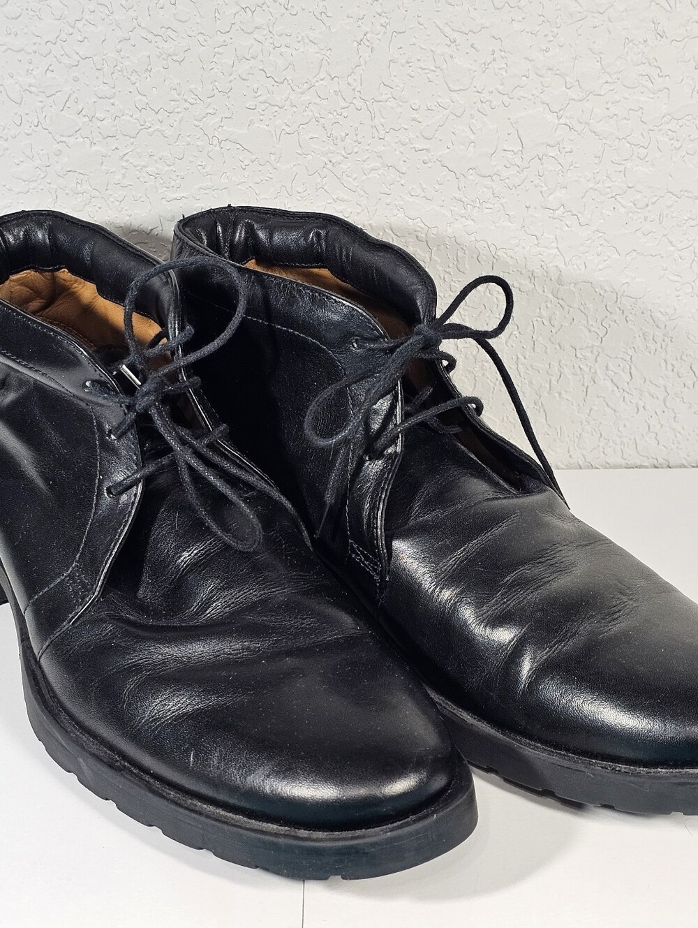 Kanders Mens Leather Dress Boots Size 8